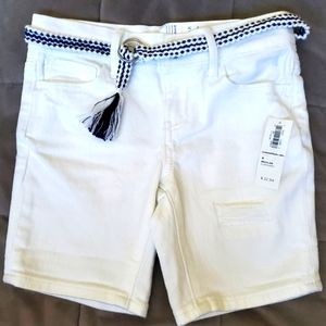Girls Old Navy white shorts